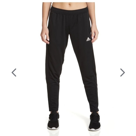 Adidas Team 19 Track Pant Black/White - Picture 2 of 8